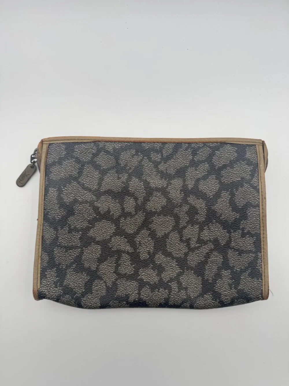 YSL Large Zipper Clutch